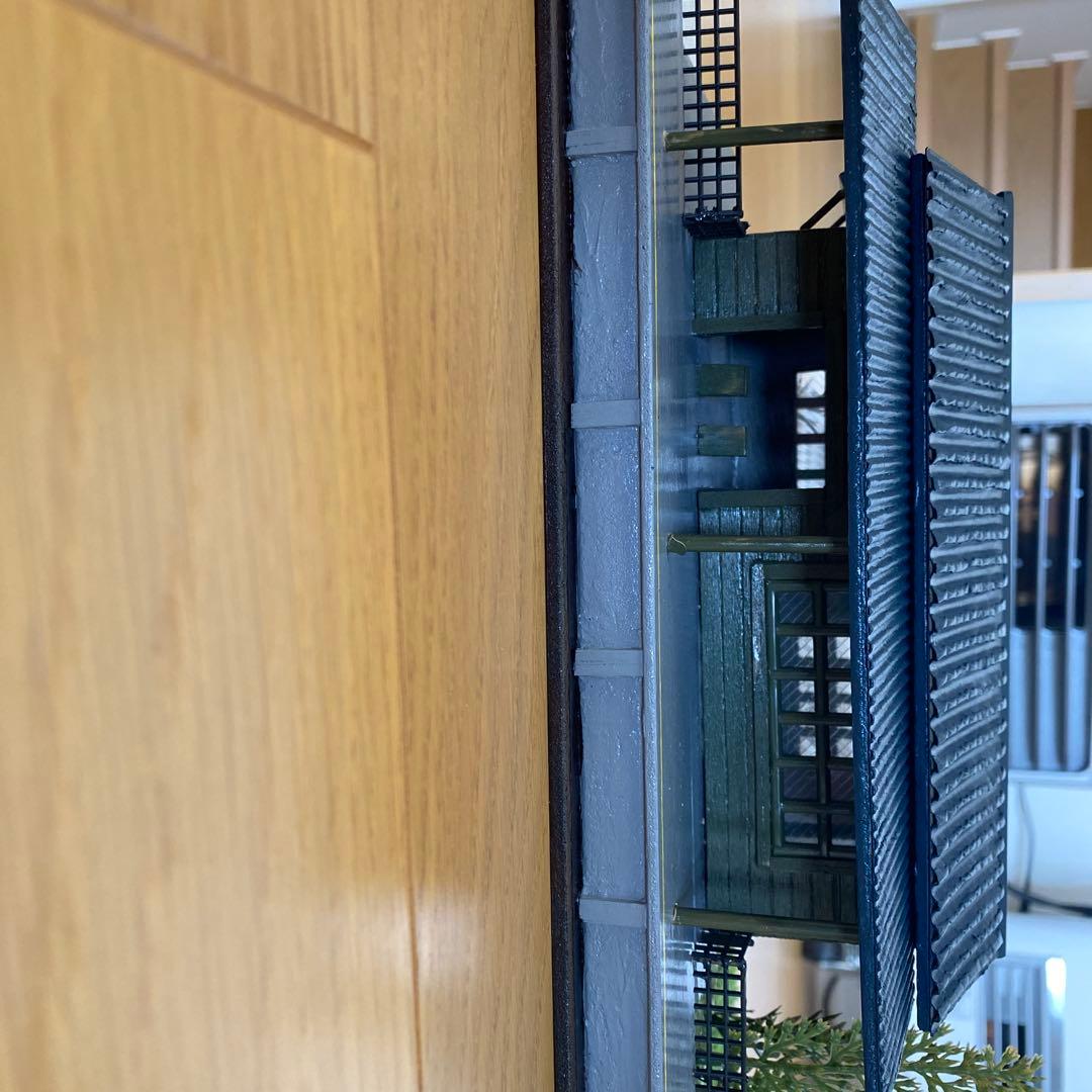 HOゲージ　ローカル駅と駅前ジオラマセット