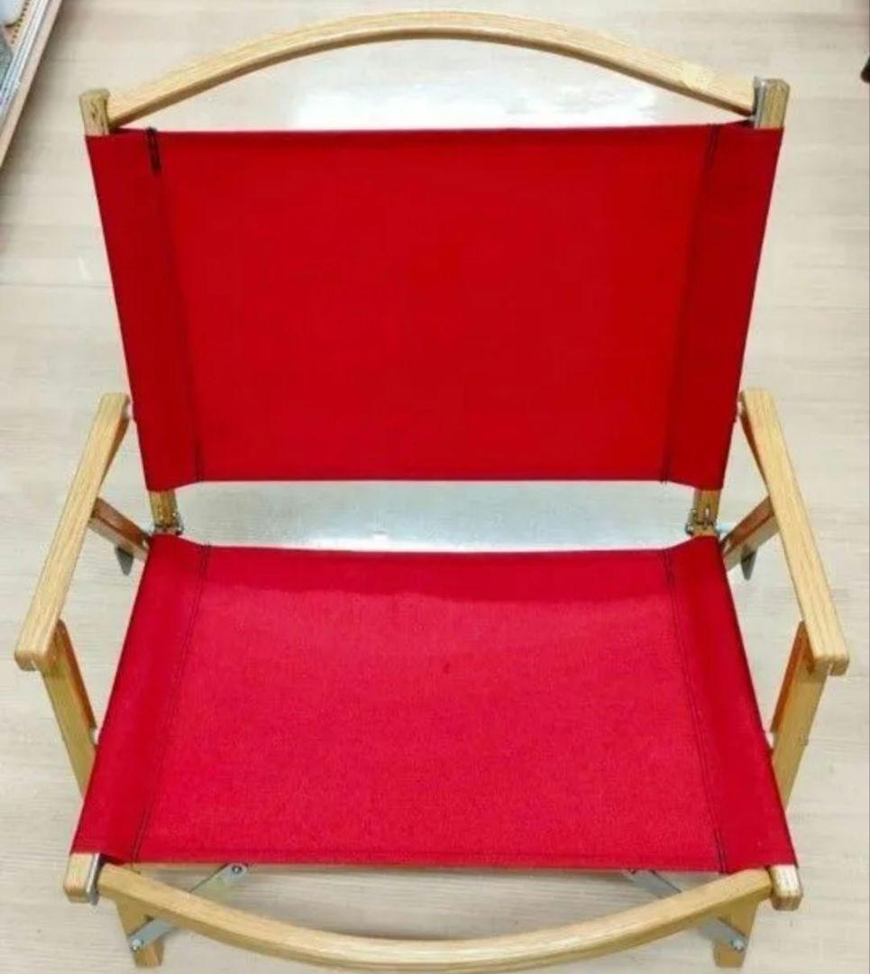 カーミットチェア　ワイド　バーガンディ　未使用品