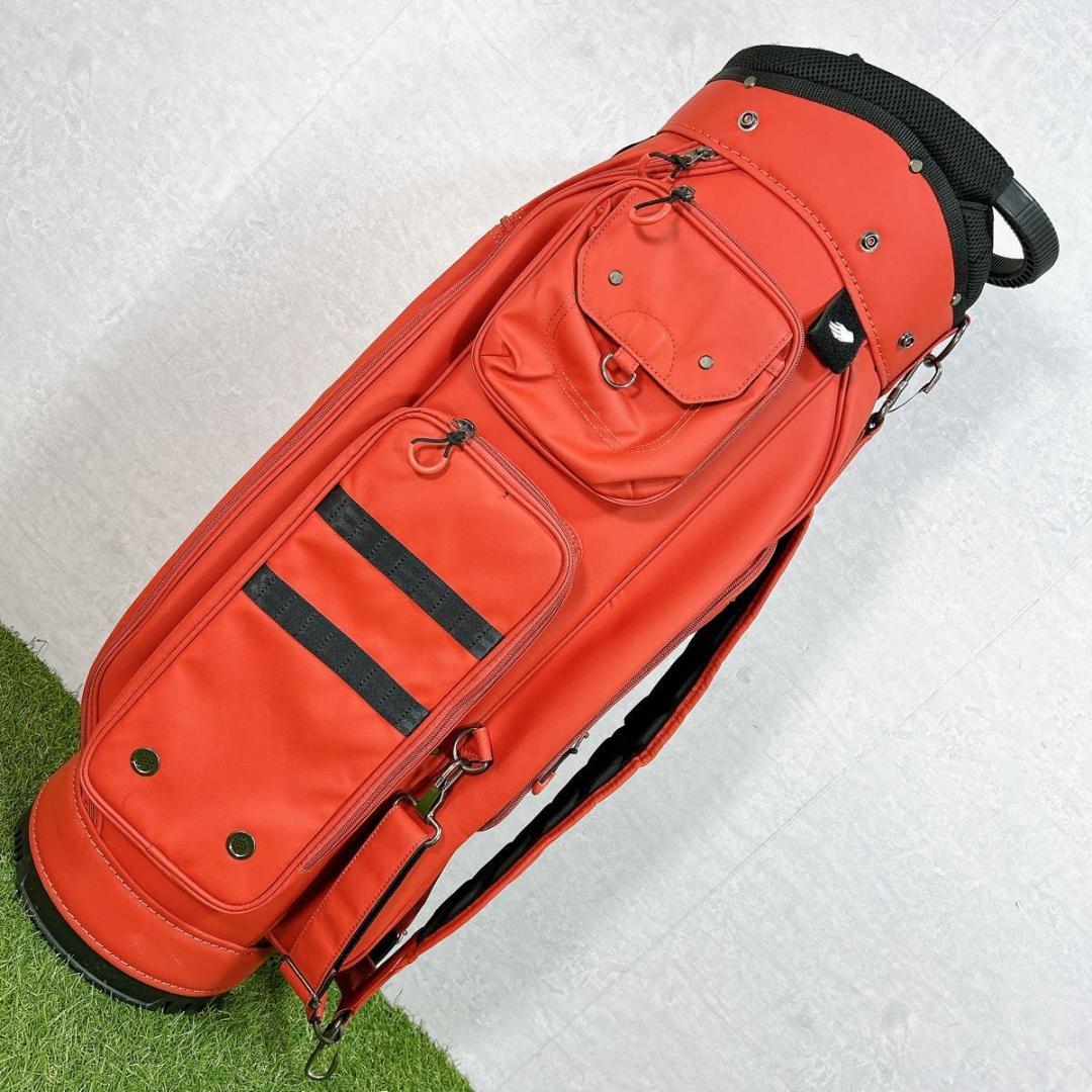 HONMA ホンマ　多機能　キャディバッグ　ゴルフ　オレンジ　希少　初心者