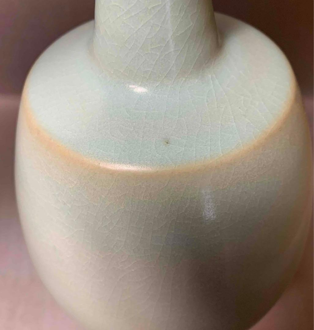 中国 輪花口肩衝瓶　u6230952