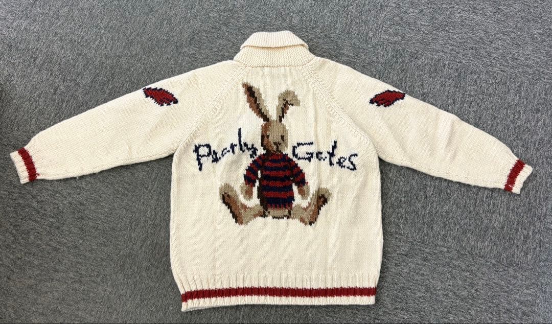 美品☆ パーリーゲイツ☆ウールカウチンセーター☆レディース☆＃1