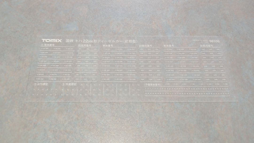 TOMIX 国鉄キハ22形200番台ディーゼルカー 2両セット(M車+T車)