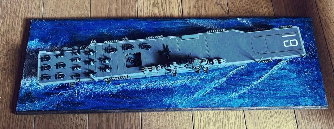 ハンコック 19 アメリカ軍 空母 軍艦モデル ジオラマ 1/700 スケール