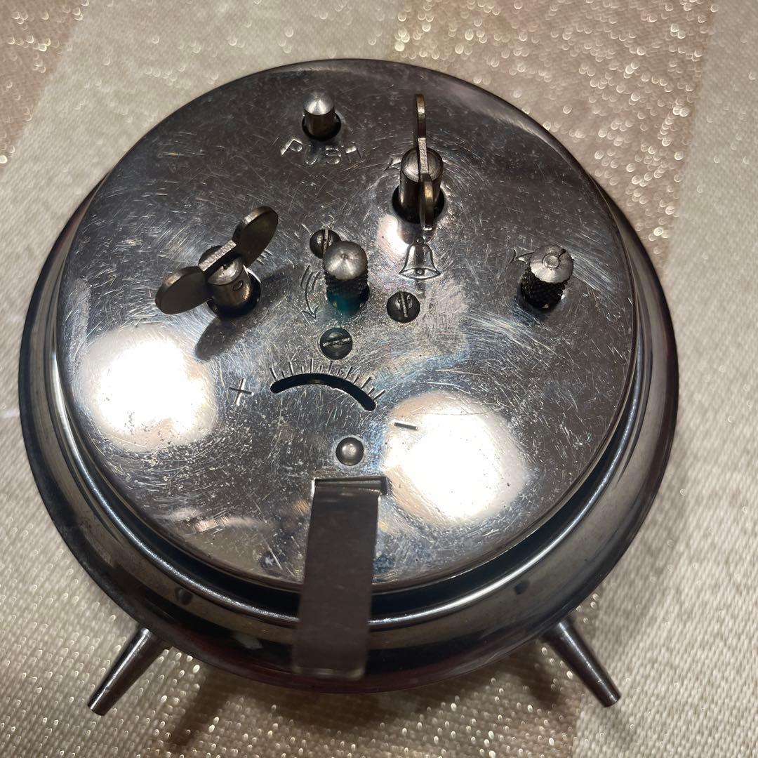 SEIKOSHA アラームクロック クリーム色　アンティーク