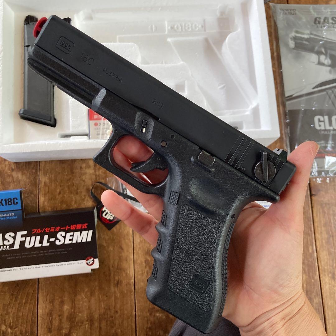 東京マルイNo44 グロック18C (フルオート)ガスブローバック ガスピストン