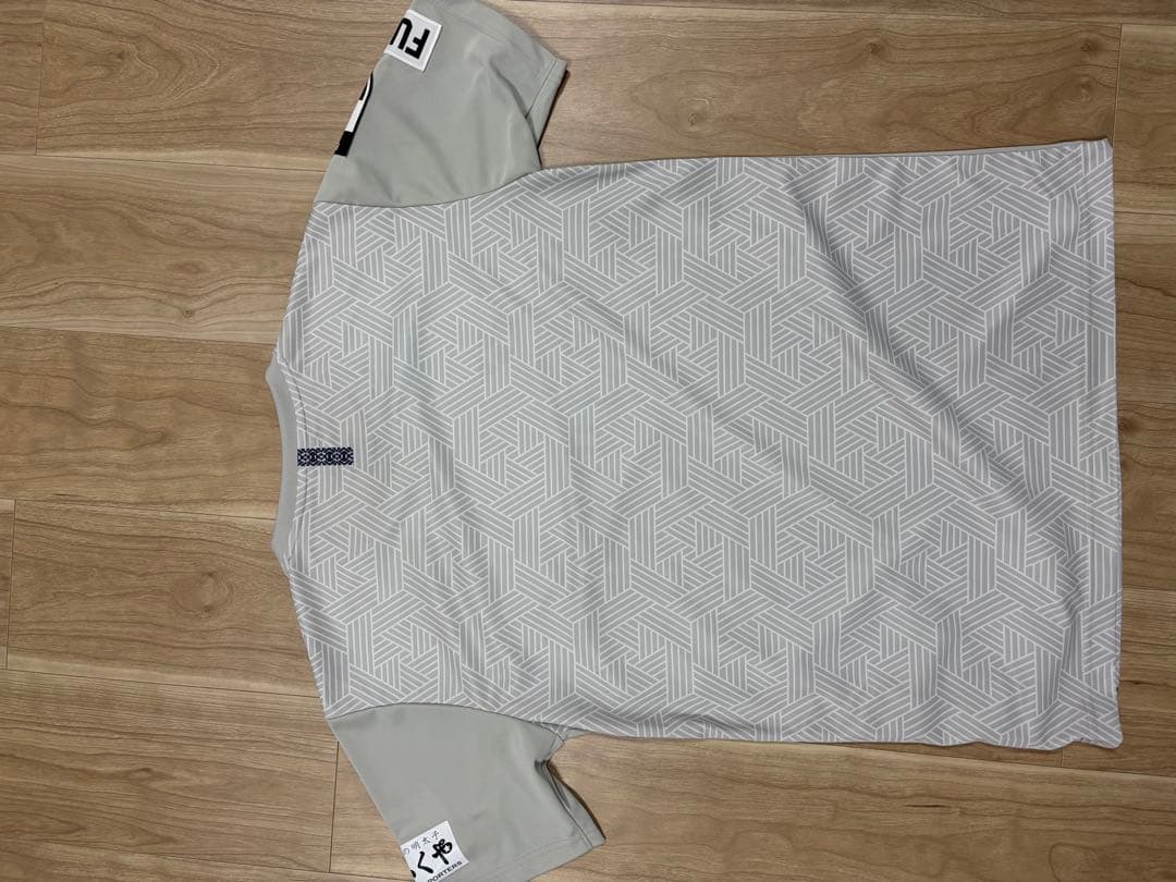 アビスパ福岡　アウェイ　ユニフォーム　シャツ グレー　背番号　無し　ヨネックス