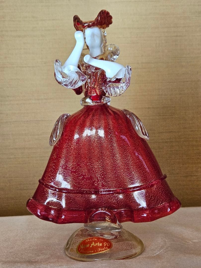 【希少・美品】ベネチアンガラス イタリアムラーノ　ヴェネチアン 人形