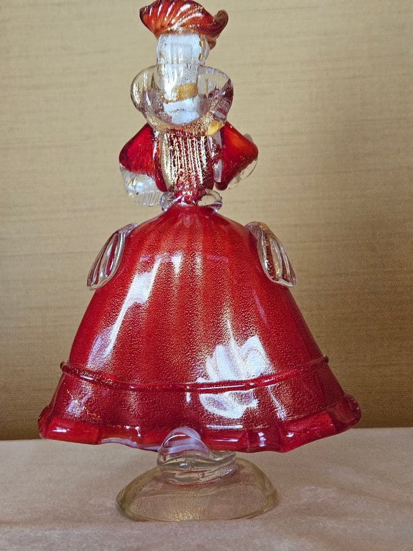 【希少・美品】ベネチアンガラス イタリアムラーノ　ヴェネチアン 人形
