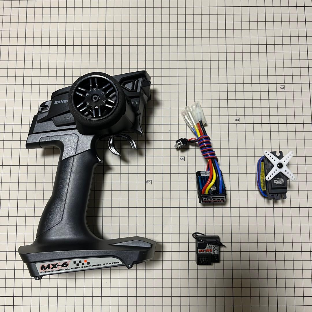 VVV　mx-6付きロープロサーボ別途必要BBX とオプション14点　セッ