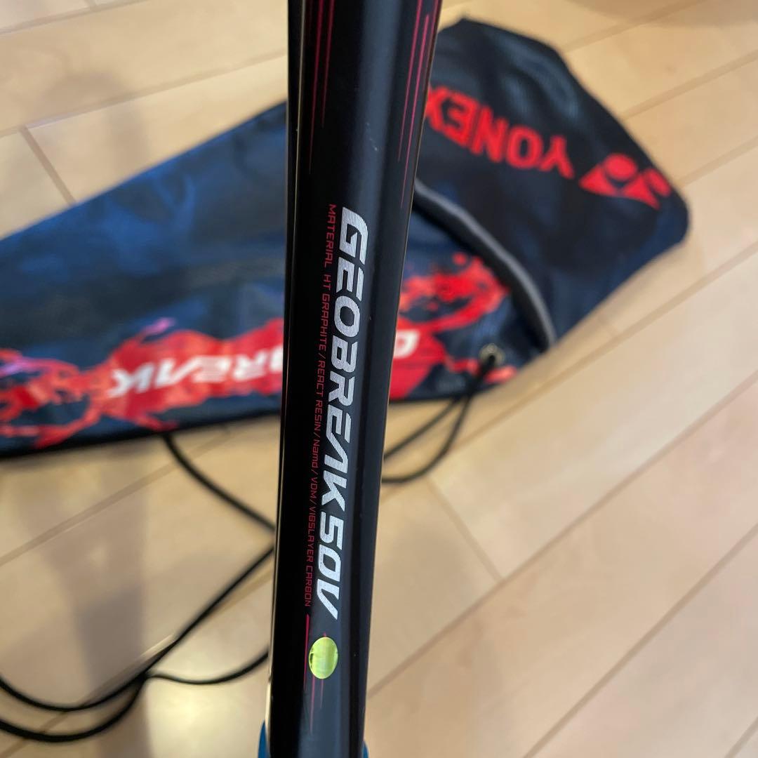 ヨネックス GEOBREAK 50V テニスラケット　ケース付　エッジ傷少なめ