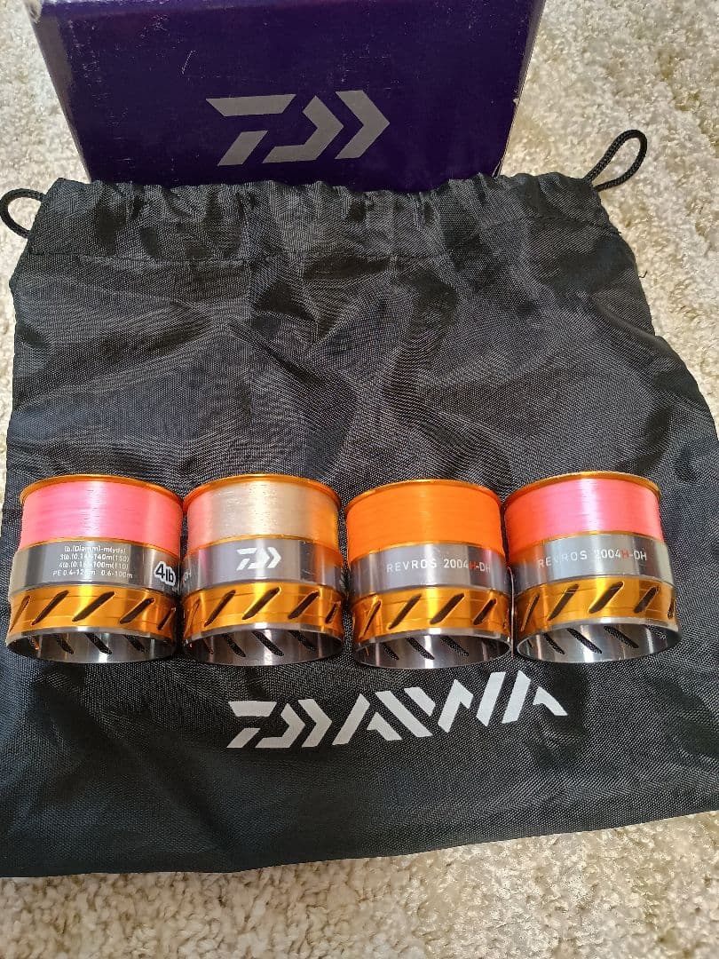 ダイワ レブロス2004H-DH 替えスプール4個付