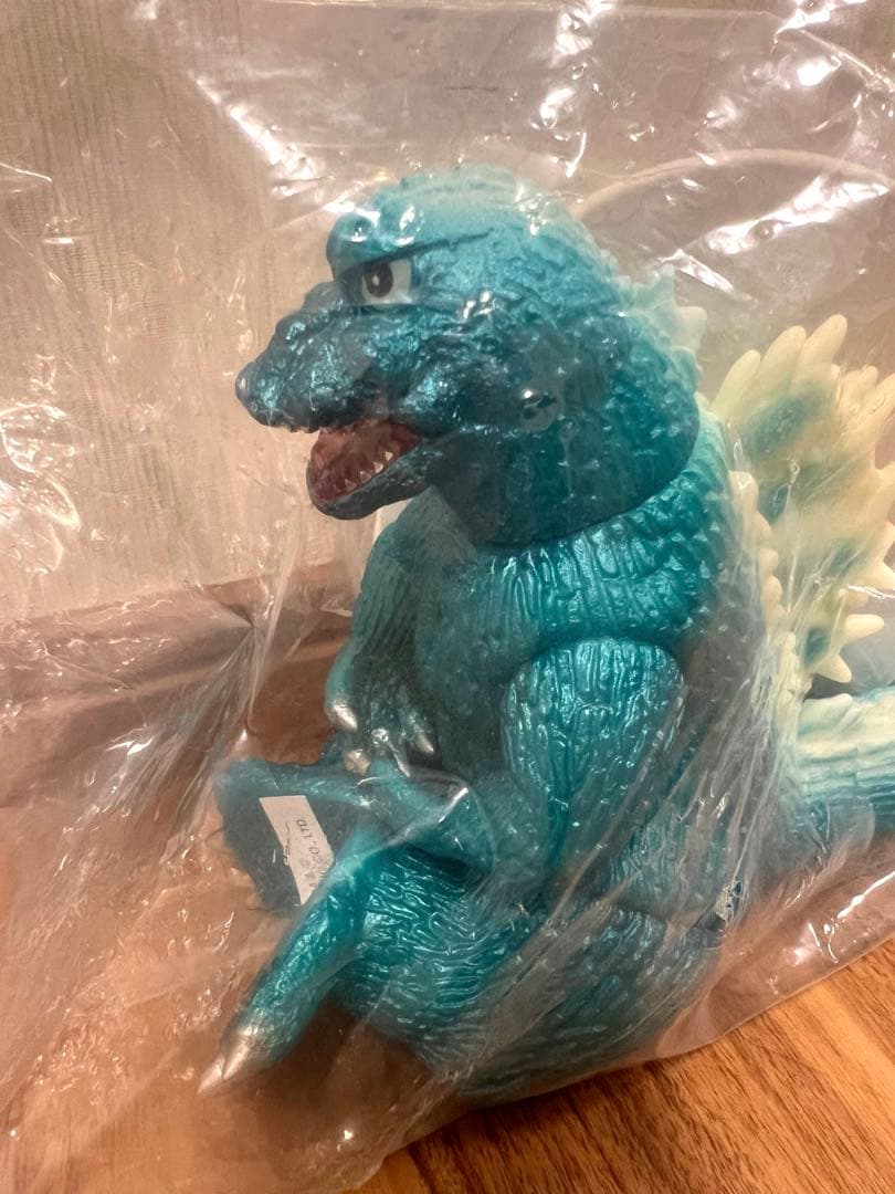 羽沢組 Gメモリーズセレクション 大戦争ゴジラ　ターコイズブルー　蓄光　ソフビ