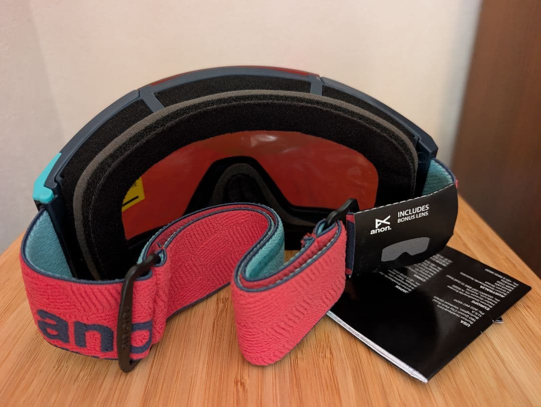 ③anon.Sync Low Bridge Fit Goggles+B.Lens