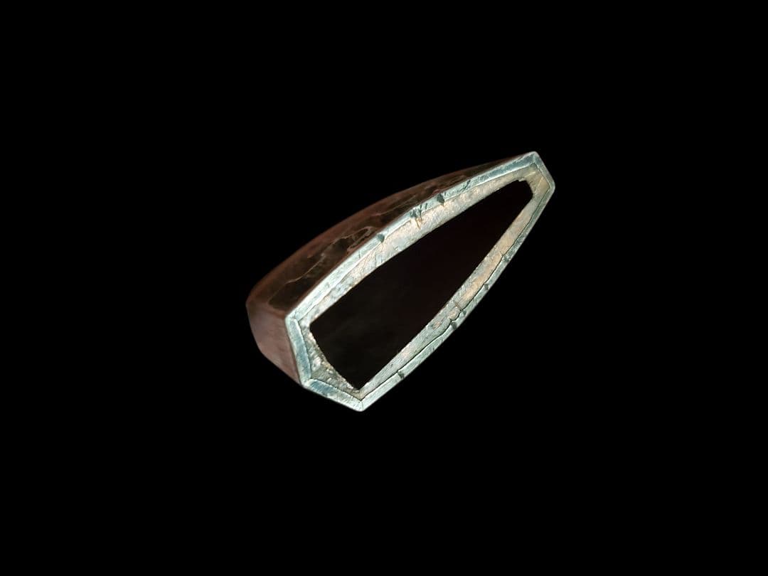 大size　銀着せ一重岩石ハバキ　美品