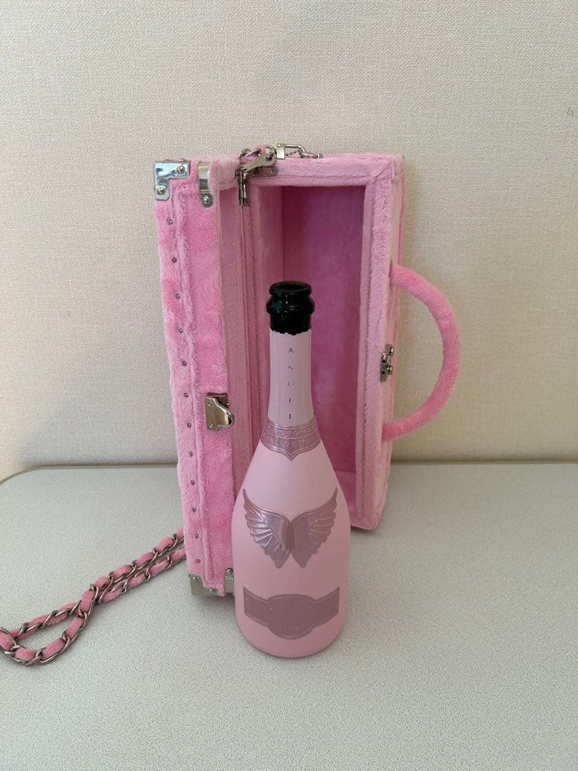ピンク ボトルケース付き