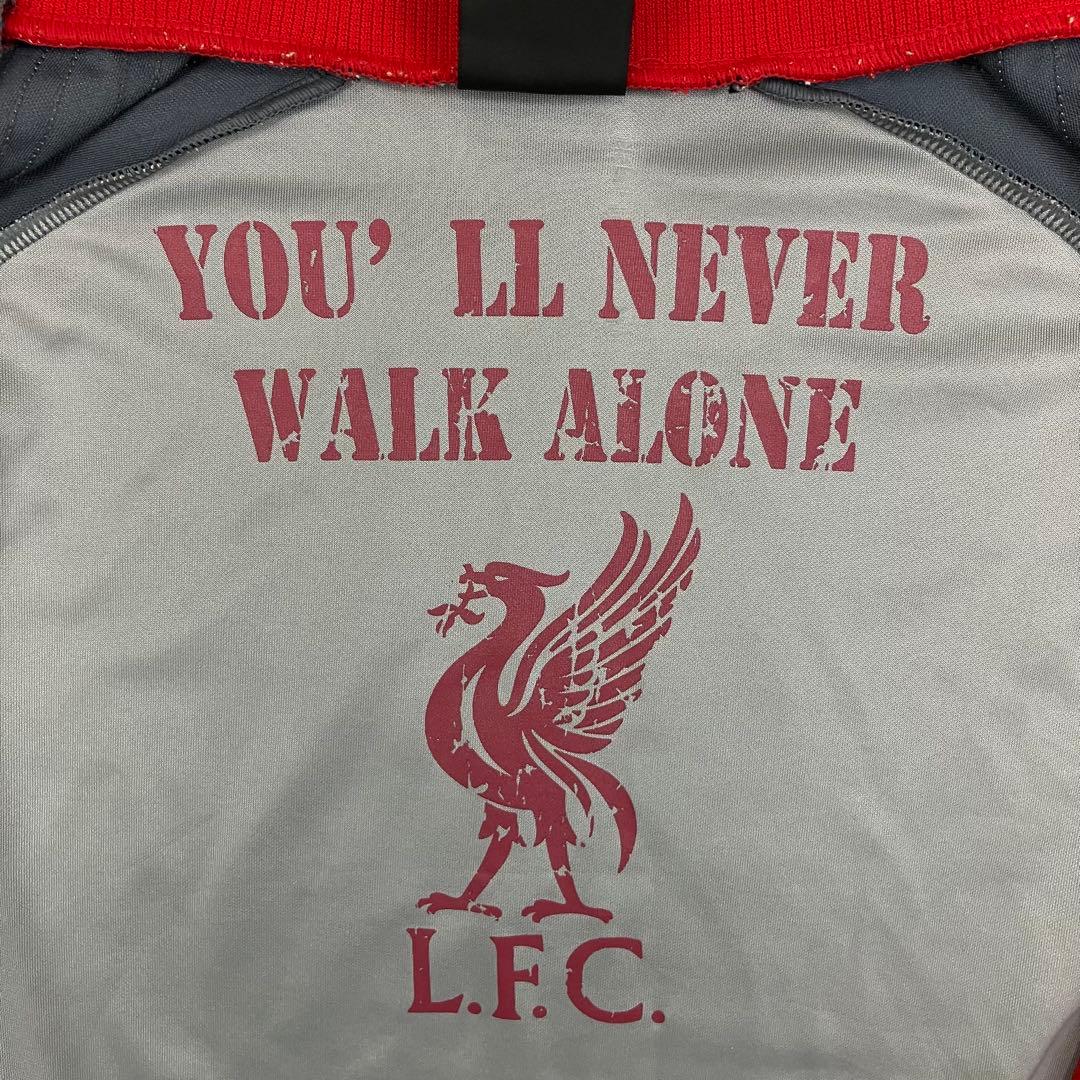 adidas リヴァプールFC トラックジャケット 日本製 古着 刺繍 赤 L