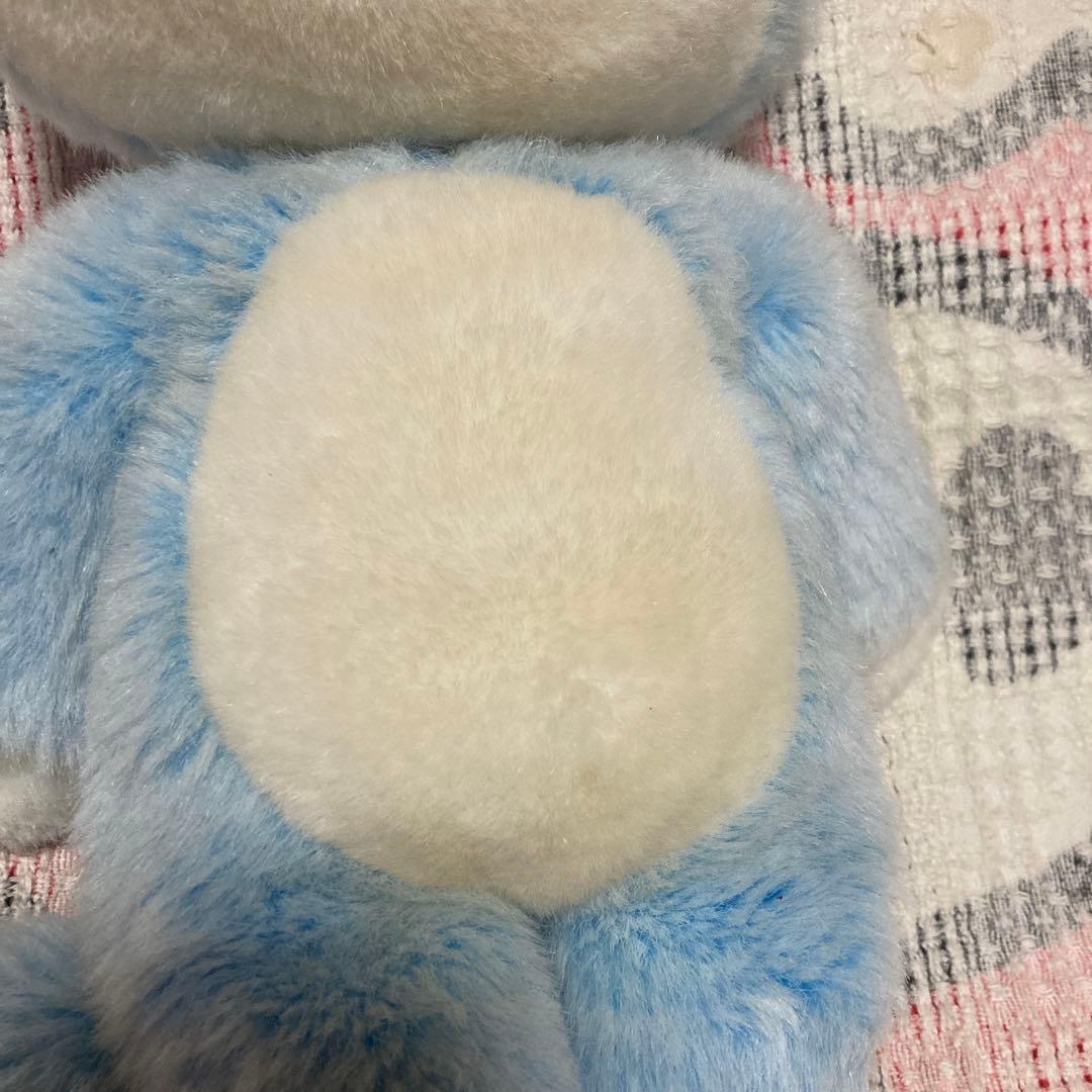 セキグチ　11ぴきのねこ　ぬいぐるみ　中古品　ブルー　毛足の長いタイプ