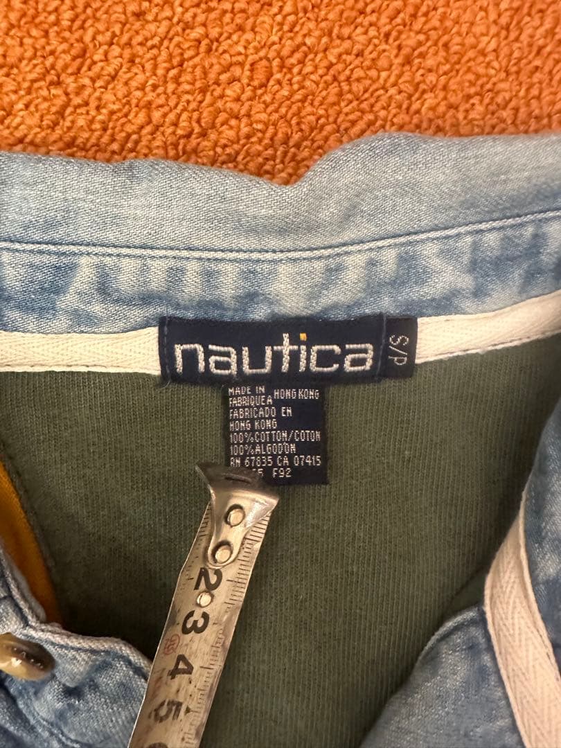 超限定モデル Nautica ストライプ ラガーシャツ