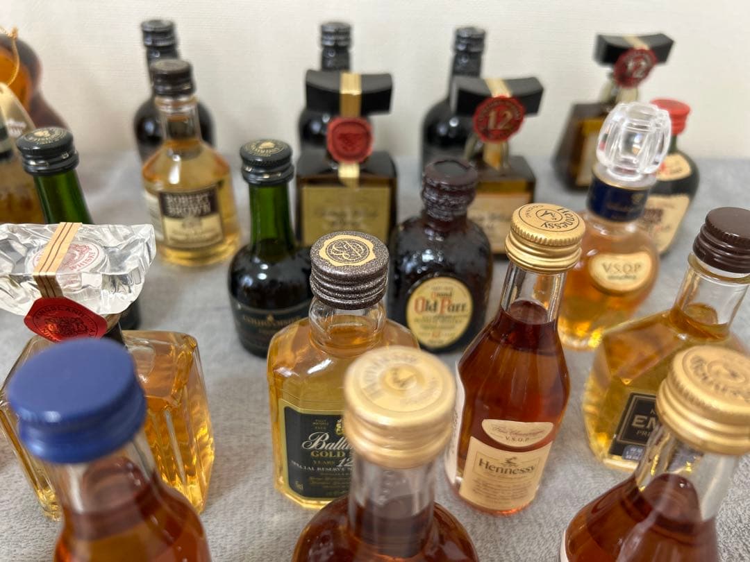 ウイスキー & ブランデー　ミニボトルセット