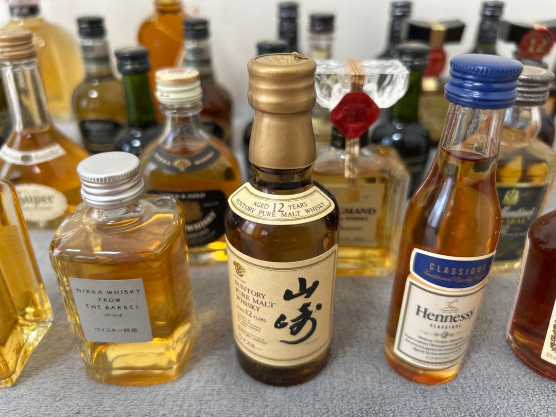 ウイスキー & ブランデー　ミニボトルセット