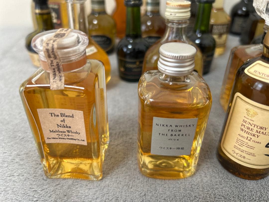 ウイスキー & ブランデー　ミニボトルセット