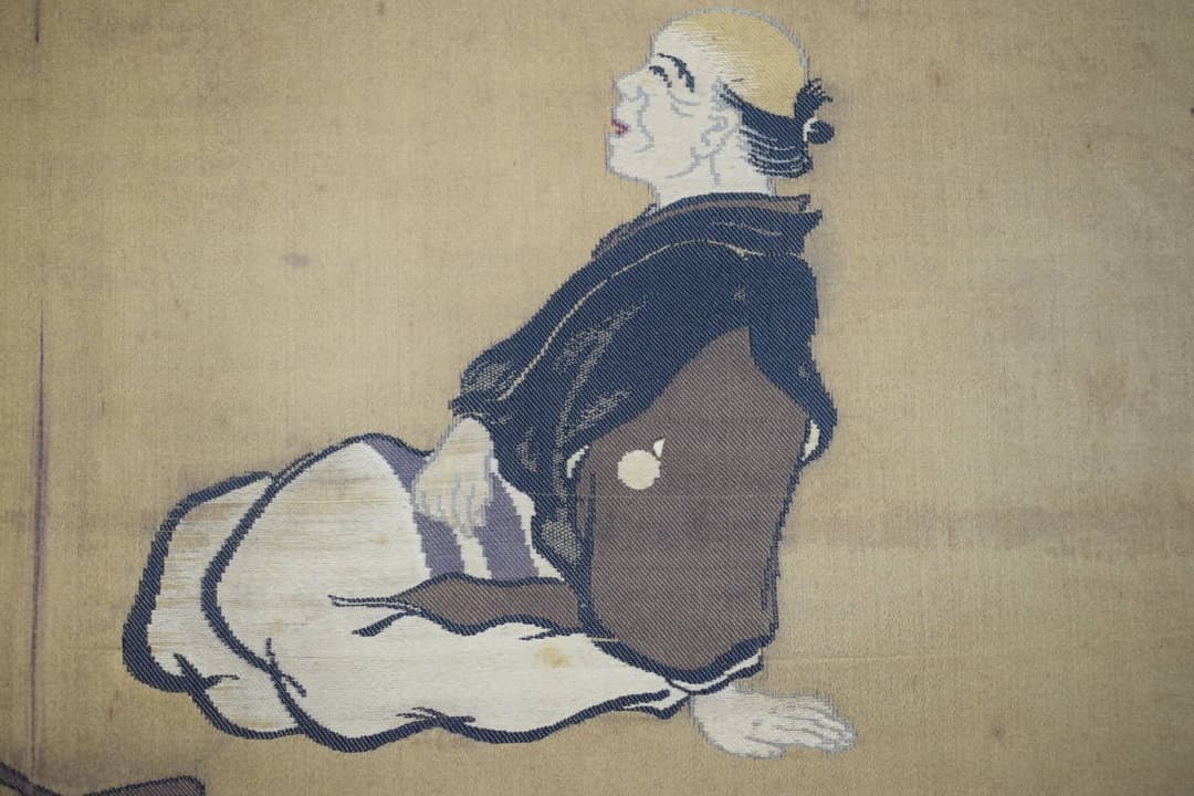 作者不詳/左甚五郎/京人形/刺繍/掛軸☆宝船☆Y-416　JM