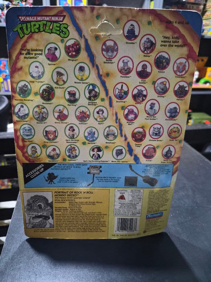 ミュータントタートルズ　TMNT ロックンロール モンドゲッコ