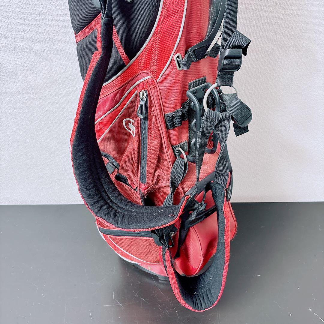 OGIO GROM スタンド式キャディバッグ 8分割 9.5型 レッド グロム