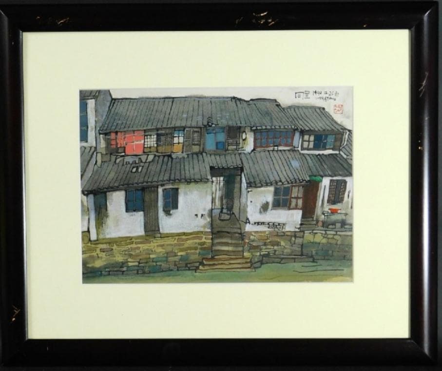 中国民家風景「同里」　巨匠　石田 歩 氏の秀作