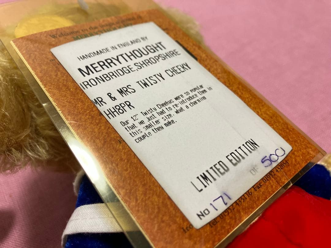 MERRYTHOUGHT Mr. & Mrs. Twisty チーキー