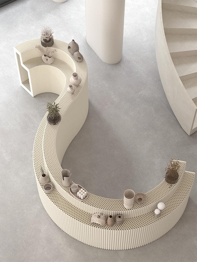 ペーパー陳列台 ディスプレイラック長さ2-3ｍ高さ98㎝幅64㎝展示台店舗用品