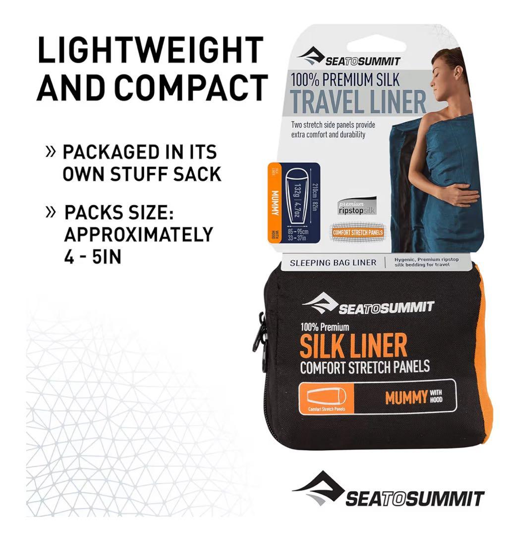 SEA TO SUMMIT シートゥサミット シルクライナー マミーウィズフード