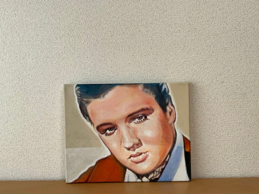 絵画『エルヴィス・プレスリー(カラー)』ヘイ平山画