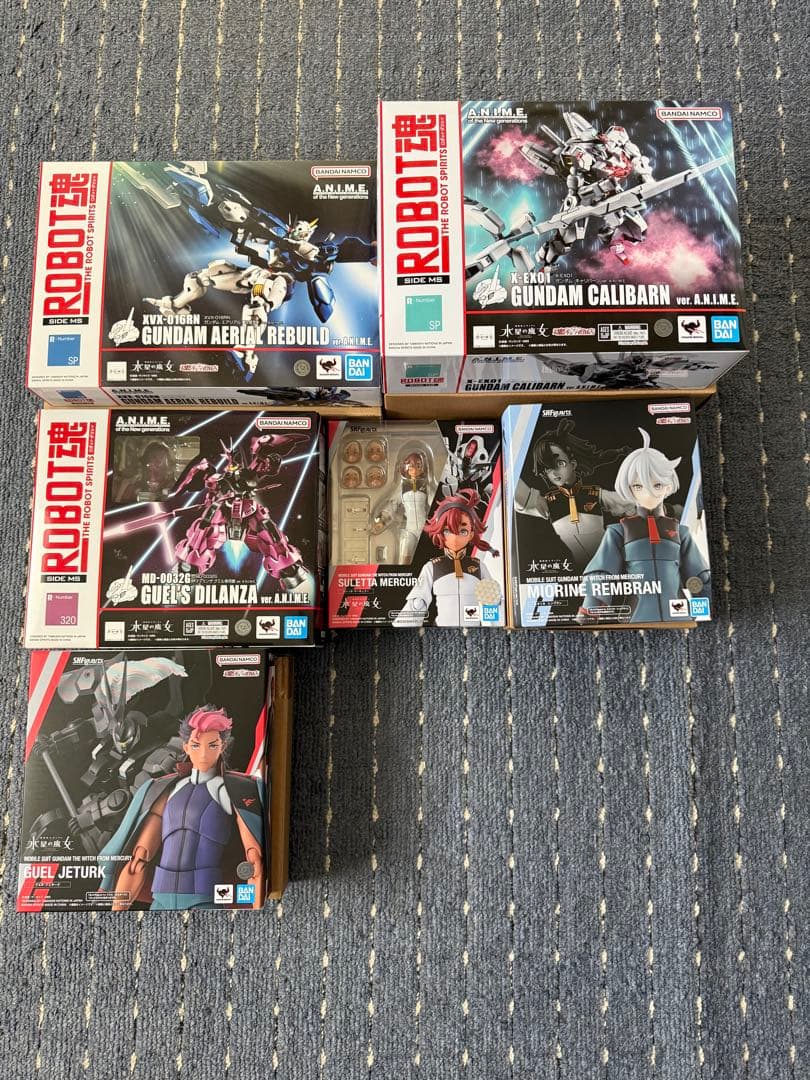 BANDAI ROBOT魂 水星の魔女セット