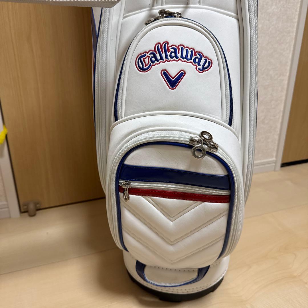Callaway ゴルフバッグ ホワイト ストライプ