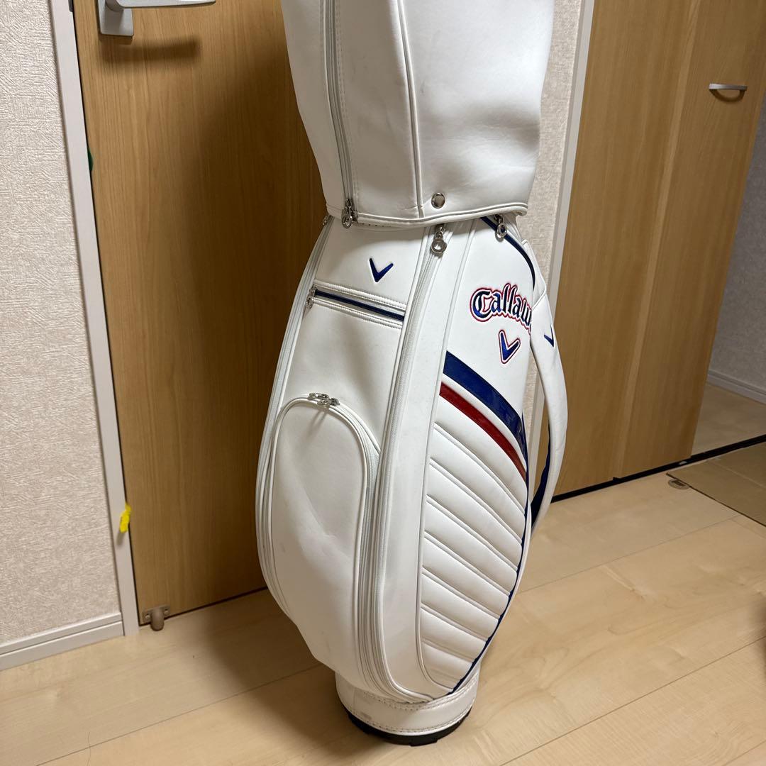 Callaway ゴルフバッグ ホワイト ストライプ