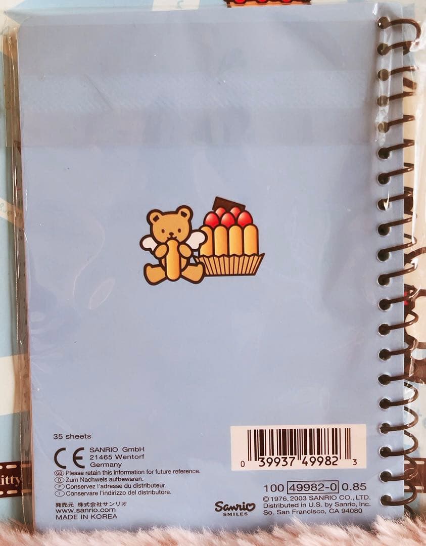 希少レア　ハローキティ　エンジェル　海外限定　ノート　2003年製 サンリオ