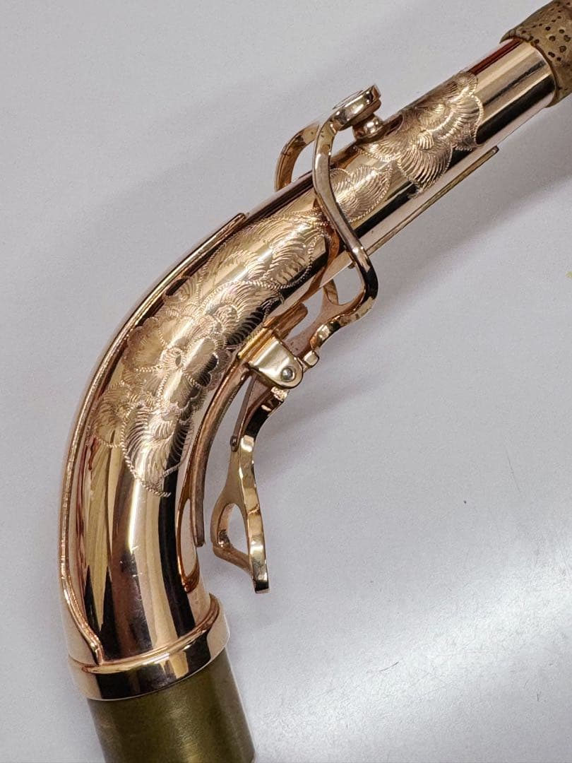 ヤナギサワ アルトサックス用 95PGPネック 総銀・ピンクゴールドメッキ