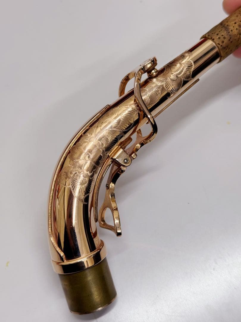 ヤナギサワ アルトサックス用 95PGPネック 総銀・ピンクゴールドメッキ