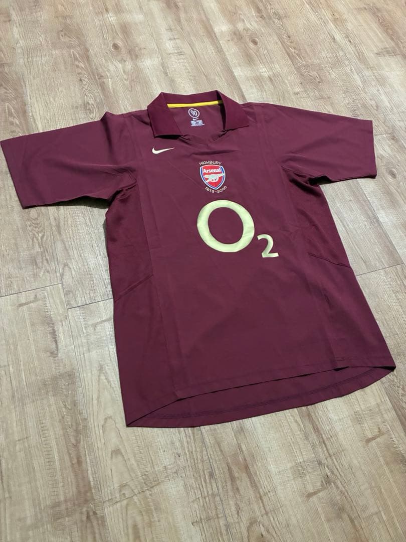 希少　アーセナル　0506シーズン　ユニフォーム　ハイバリー　背番号なし