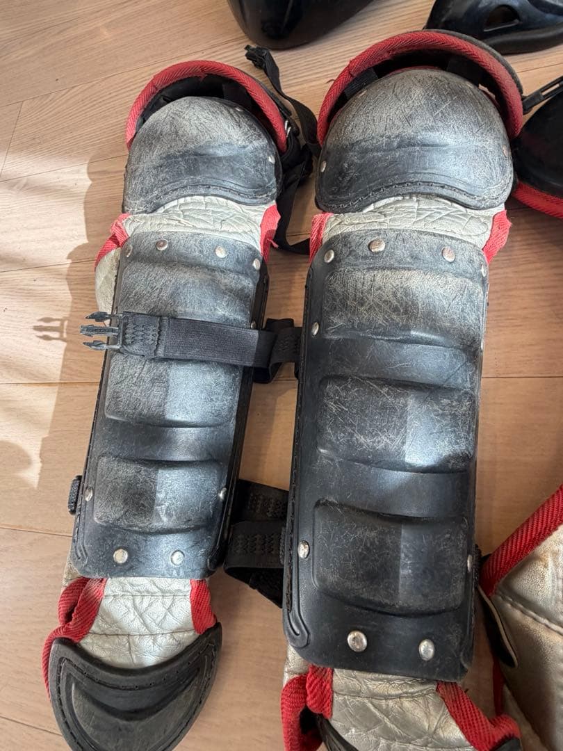 少年軟式ゼット　キャッチャー防具一式プロテクターレガース　マスクアンダーアーマー