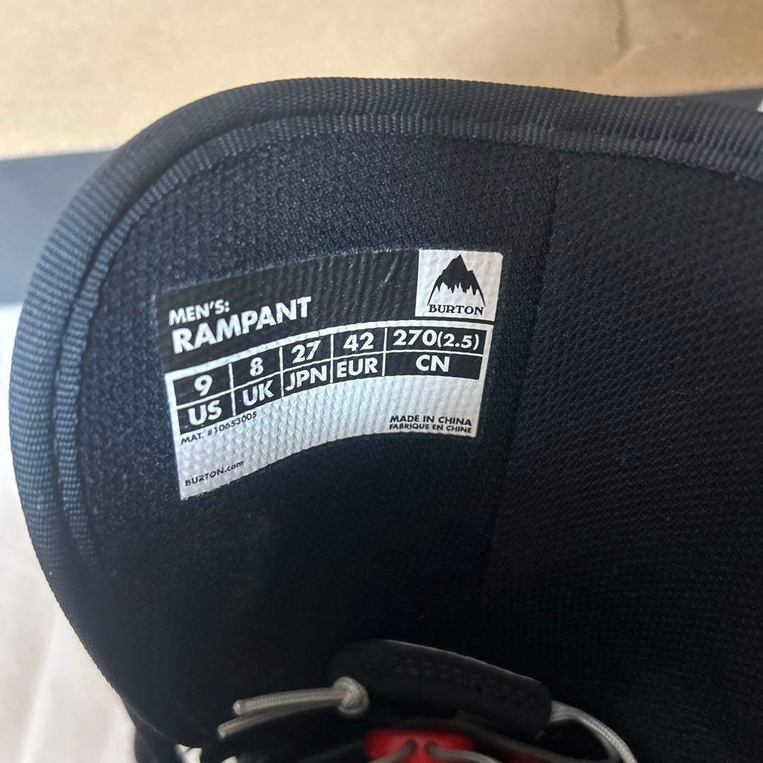 Burton Rampant スノーボードブーツ サイズ9
