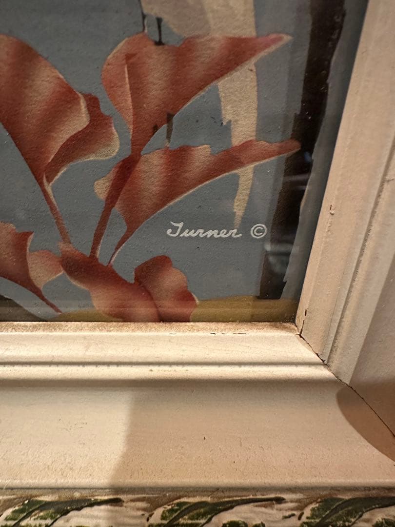 50s ターナー　シラサギ　ミッドセンチュリー　ヴィンテージ　ウォールデコ