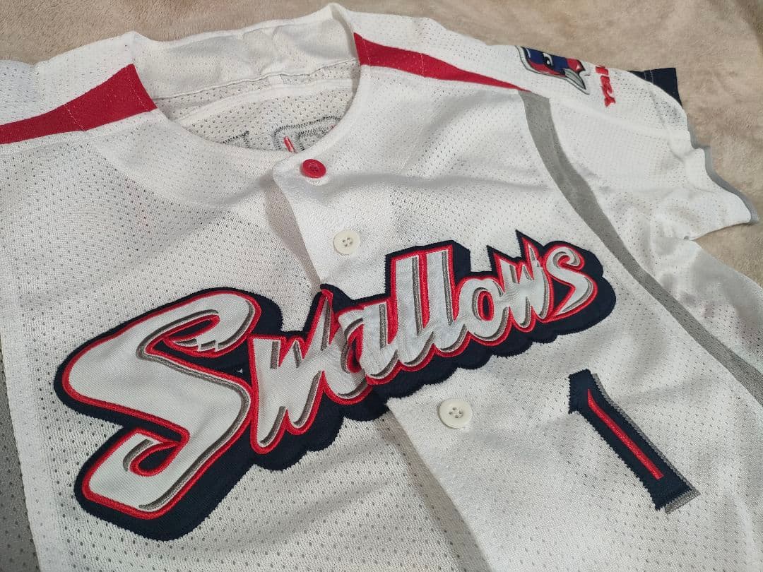 青木宣親 背番号1 ユニフォーム 東京ヤクルトスワローズ フリーサイズ（XL）