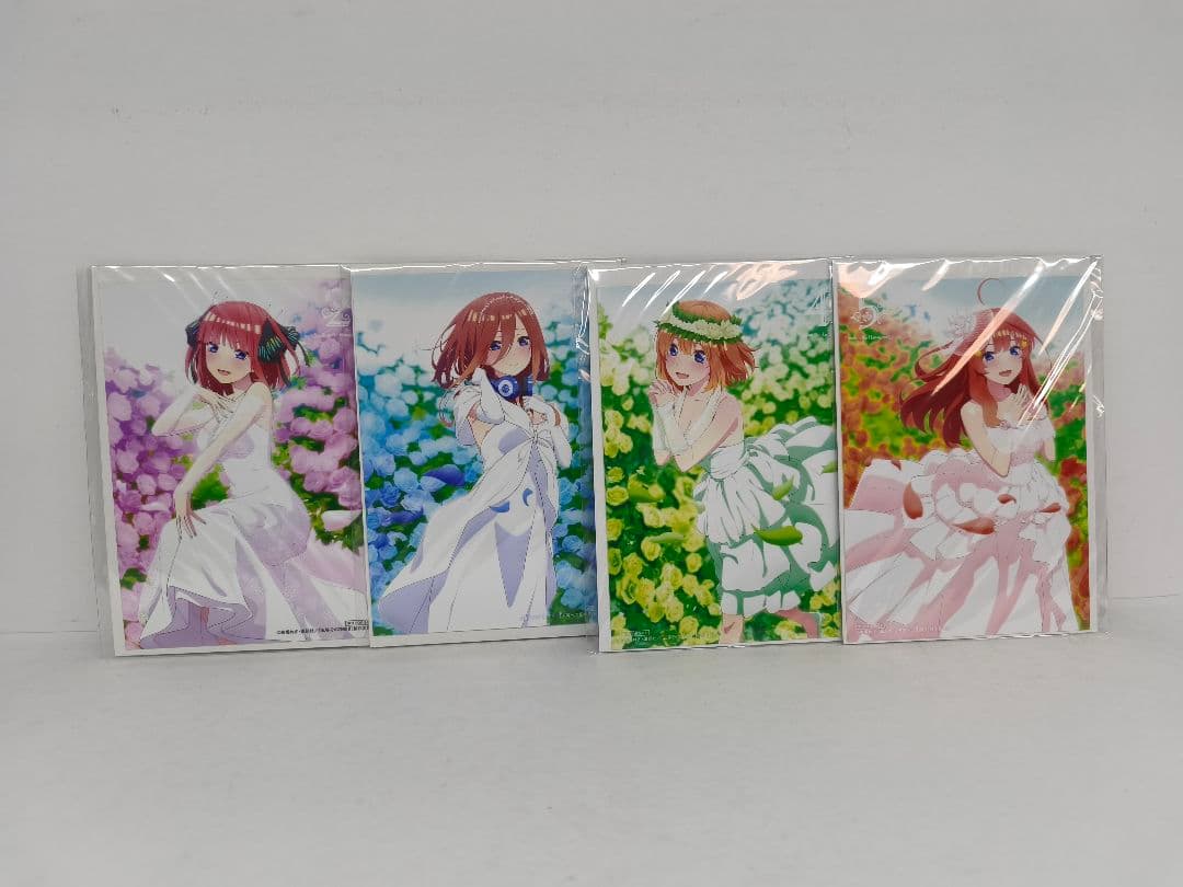 五等分の花嫁 ミニ色紙 新品未開封
