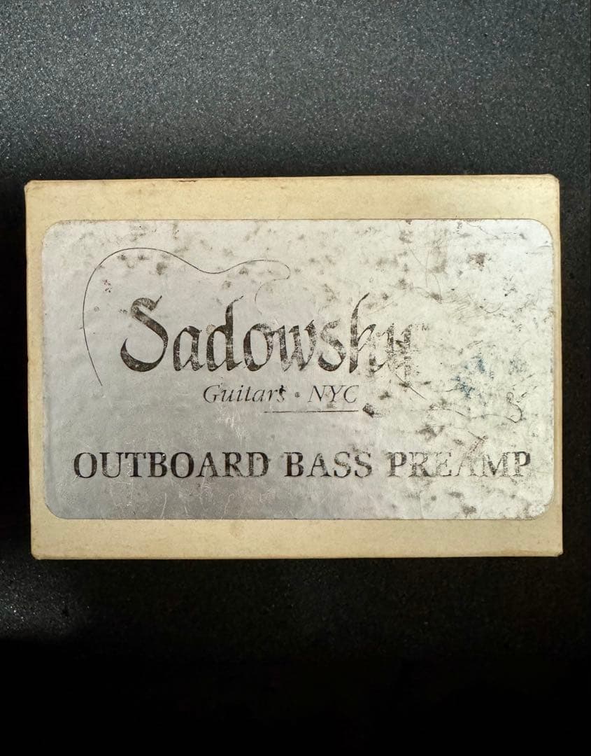 値下げ交渉可／Sadowsky プリアンプ／アウトボードプリアンプ／箱付き