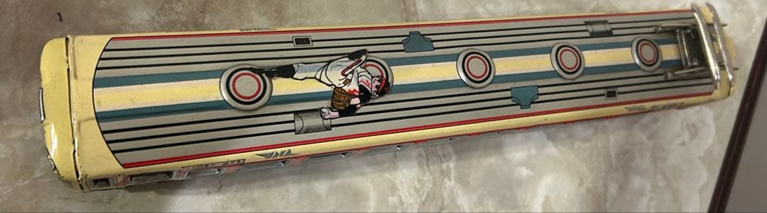 【ブリキ】【箱あり】米澤玩具　特急食堂車キハ8250 ITEM NO. 389