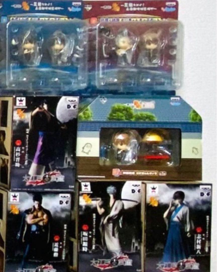 銀魂 楽天コレクションくじ お風呂 銀時 土方 沖田 缶バッジ アクリルスタンド