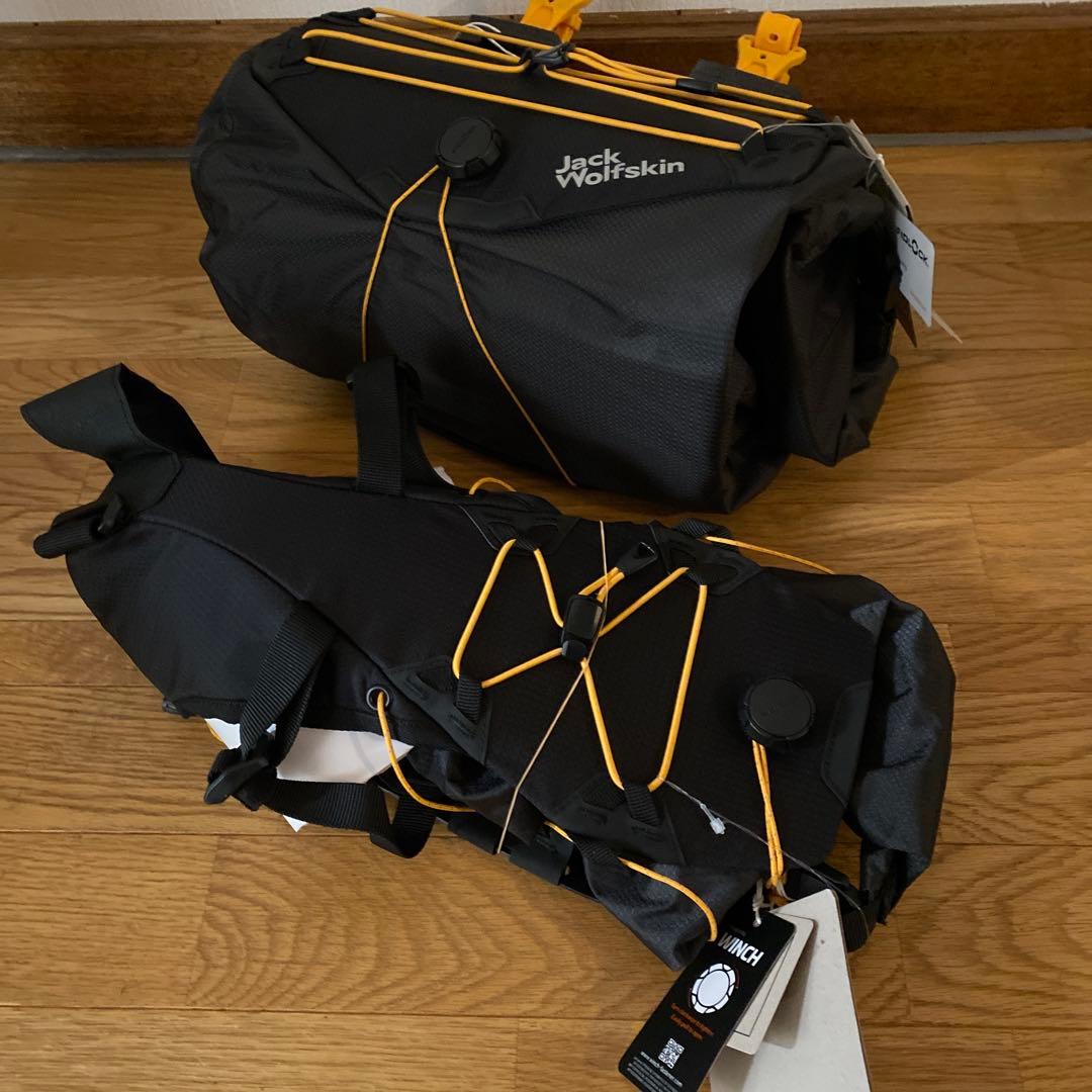 ジャックウルフスキン　自転車バッグ　2個セット