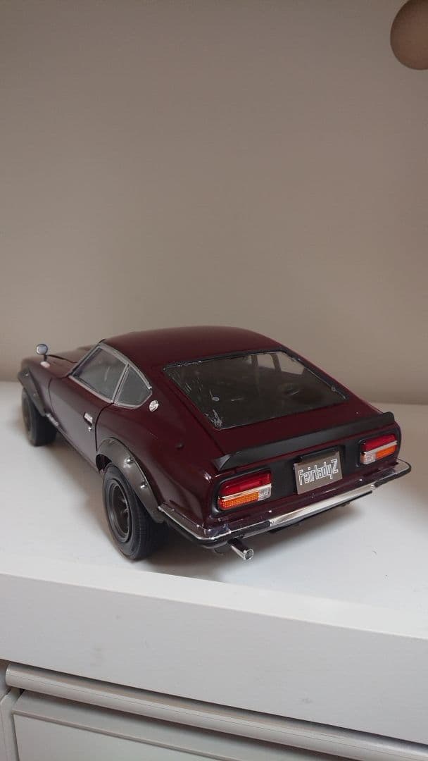 タミヤ1/12スケール日産フェアレディZカスタム♪プラモデル完成品♪